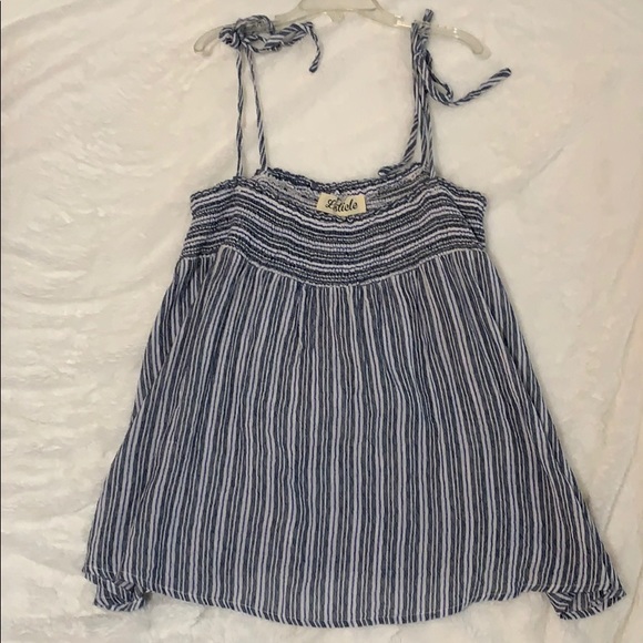 Listicle Tie tank top - Picture 1 of 2